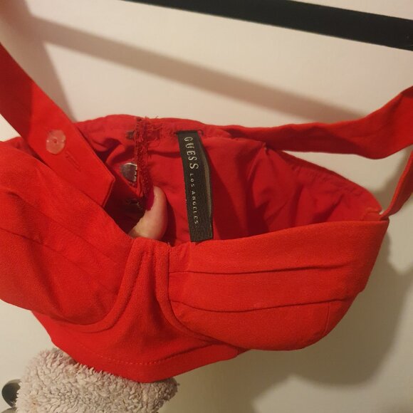 Red bustier top - Picture 3 of 5